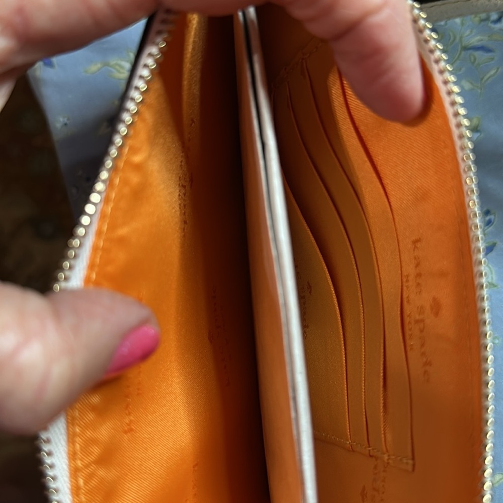 Kate Spade Staci Orange Slice Zip Wristlet NWT MSRP $139 - Picture 5 of 9